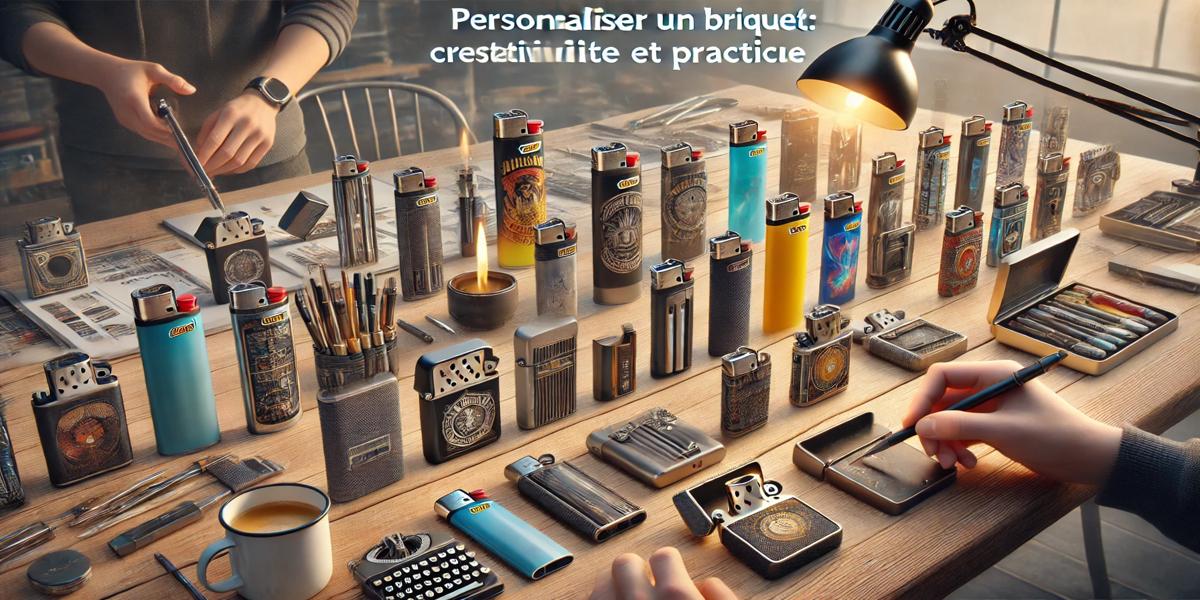 Personnaliser un Briquet sous toutes ses formes